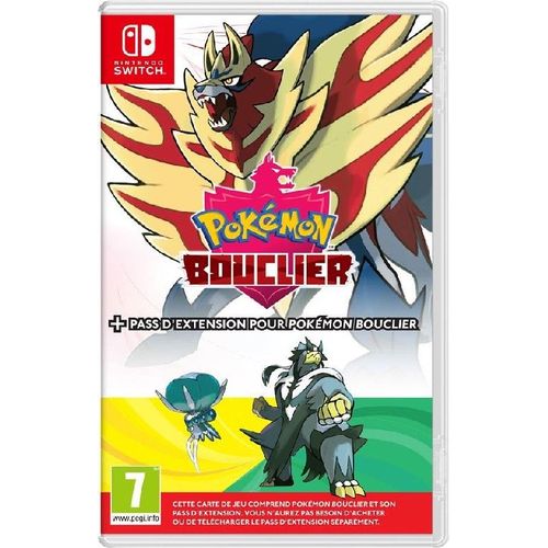 Pokémon Bouclier+Pass D'extension Pour Pokémon Bouclier Switch