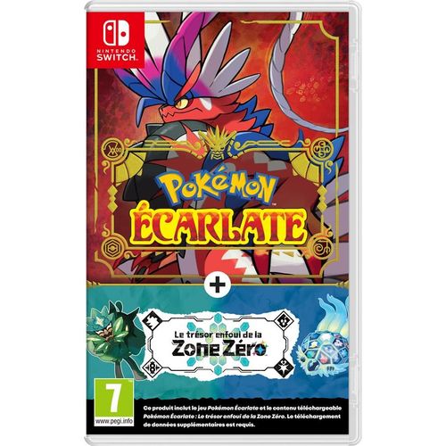 Pack Pokémon Écarlate + Pokémon Écarlate : Le Trésor Enfoui De La Zone Zéro Switch