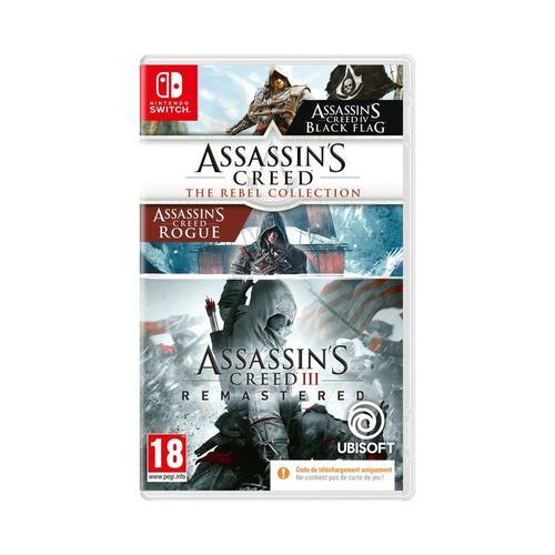 Compilation Assassin's Creed 3 + Liberation & Assassin's Creed Rebel Collection (Code In A Box) Switch