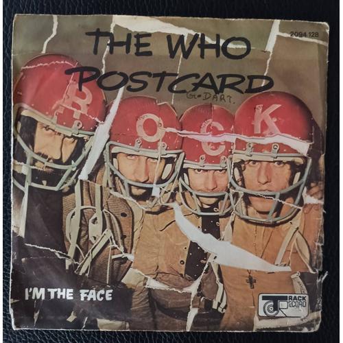 The Who - Postcard (P)1969)+ I'm The Face (P)1964) - 1970 D.R. Track Record / Polydor 2094 128 France Sp/45rpm/7" - Boutique Axonalix