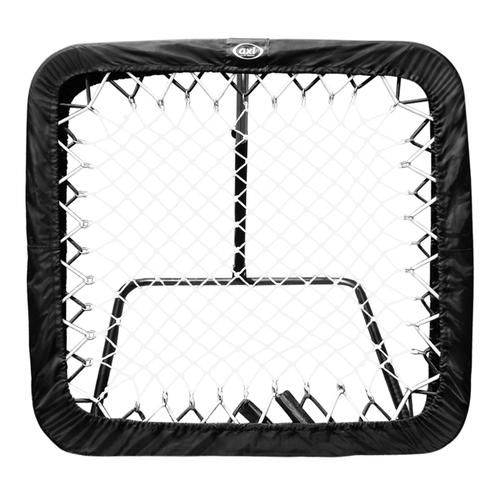 AXI Rebounder Pro88 | Filet de Rebond Football Noir - 88x88cm | Rebondisseur de Foot Réglable | Kickback - Multisport | Filet en PP Résistant de 4 mm d'épaisseur avec élastique | A partir de 2 ans