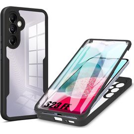 Coque Intégrale Pour Samsung Galaxy S23 Fe - Protection Antichoc 360° - Noir - Booling