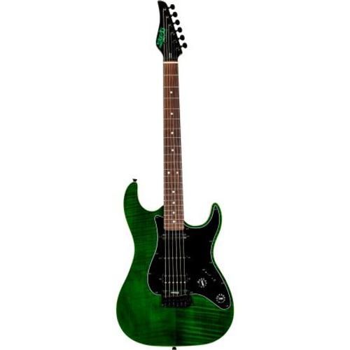 Jet Guitars - Js 450 Tgrr - Vert Transparent