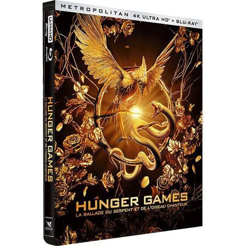 Hunger Games : La Ballade Du Serpent Et De L'oiseau Chanteur - 4k Ultra Hd + Blu-Ray - Édition Boîtier Steelbook