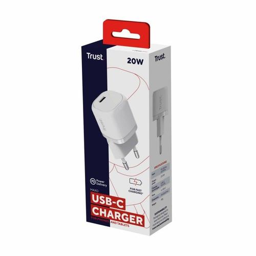Chargeur mural Trust 25205 Blanc