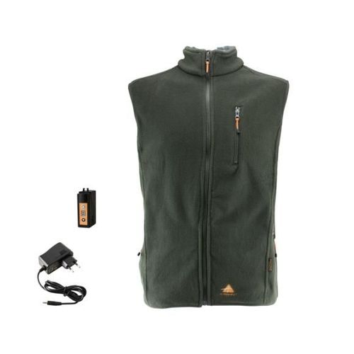Alpenheat Aj4 Fleece Veste Polaire Chauffante - Xl - Kaki