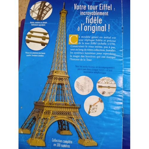 As Vendre 100 Numéro De Je Construit Ma Tour Eiffel Au Prix Achat Soit 1300€ Encore Sous Plastique Jamais Ouvert 1.20 M De Hauteur Sur 0.47 Cm*0.47 Cm Échelle 1/270 Très Belle Construction