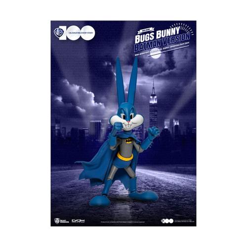Warner Brothers - Figurine Dynamic Action Heroes 1/9 100th Anniversary Of Warner Bros. Studios Bugs Bunny Batman Ver. 17 Cm