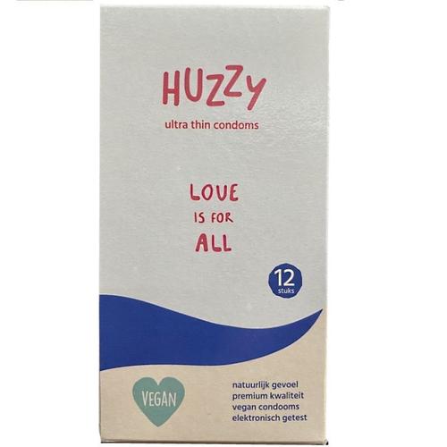 Huzzy 12 Pack De Préservatifs Vegan Ultra-Fins