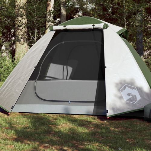 Vidaxl Tente De Camping À Dôme 2 Personne Vert Imperméable