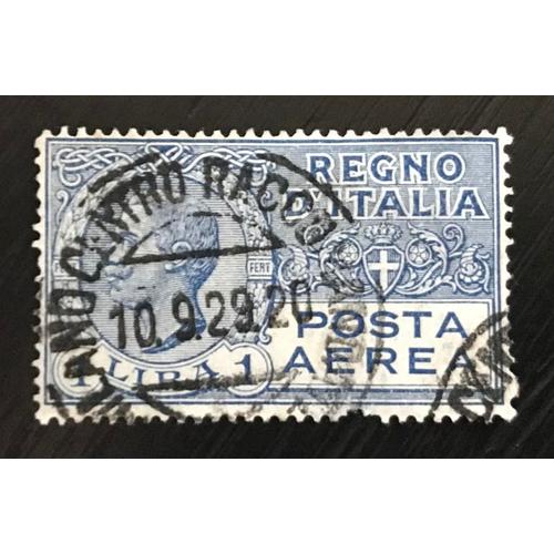 Timbre Oblitéré Poste Aérienne Italie 1926