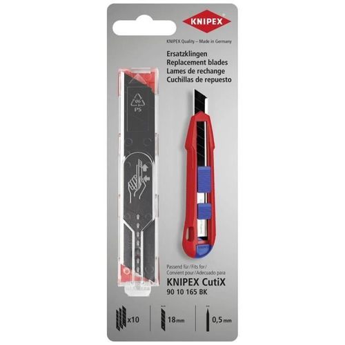 Lames de rechange Knipex 90 10 165 E02 pour 90 10 165 BK (10x) 119 mm Knipex 90 10 165 E02 10 pc(s)