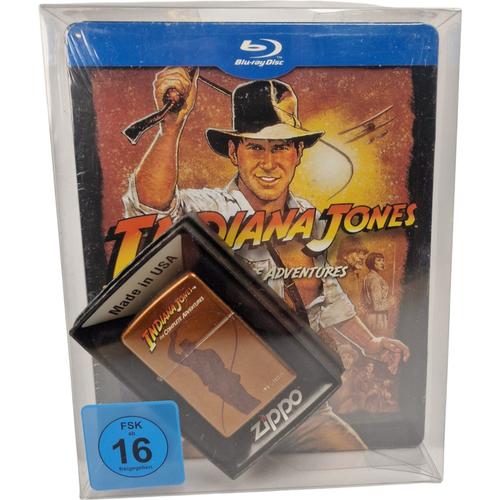 Indiana Jones L'aventure Complète 4 Blu-Ray Steelbook & Zippo Limitée 2012 B
