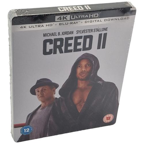 Creed Ii 4k Ultra Hd + Blu-Ray Steelbook Édition Limitée Zavvi 2019 Region B