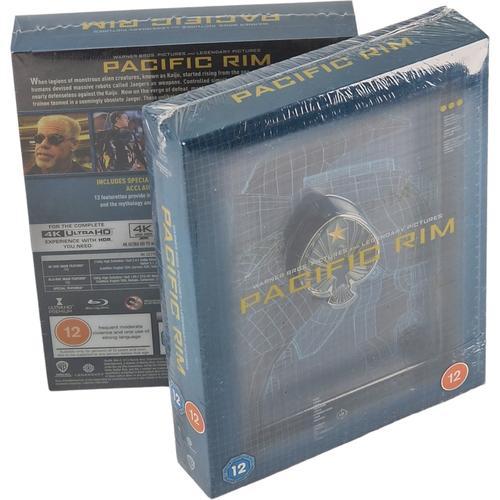 Pacific Rim 4k Ultra Hd Blu-Ray + Blu-Ray Steelbook Titans Of Cult Zone B