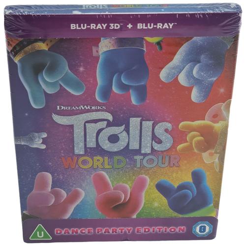 Trolls World Tour Blu-Ray 3d + Blu-Ray Steelbook Zavvi Exclusif Region B