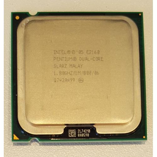 Processeur Intel Pentium Dual-Core E2160 1,80GHz (SLA8Z).