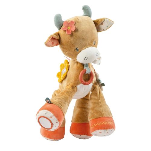 Peluche D'activité 45cm Mila Vache - Mila. Lana & Zoe - Nattou