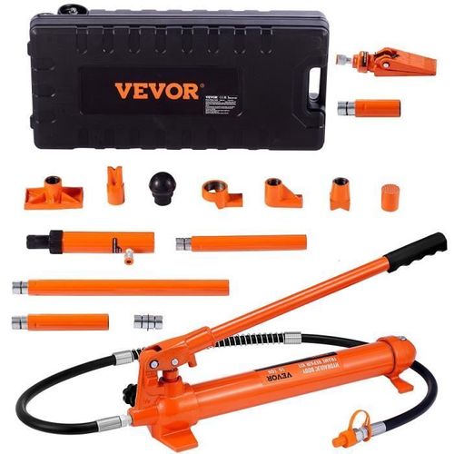 Vérin Hydraulique - Vevor - 10 T Coffret De Vérins Hydrauliques Presse Hydraulique Carrosserie Carrossier 135 Mm