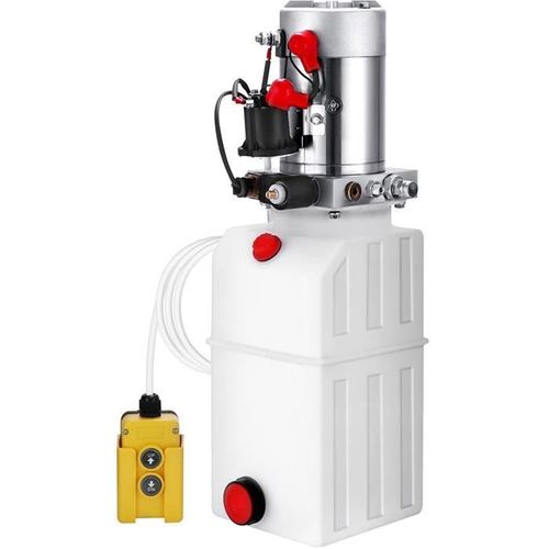 Pompe Hydraulique Simple Effet - Vevor - 12v - 6l - Pompe Pour Vérin