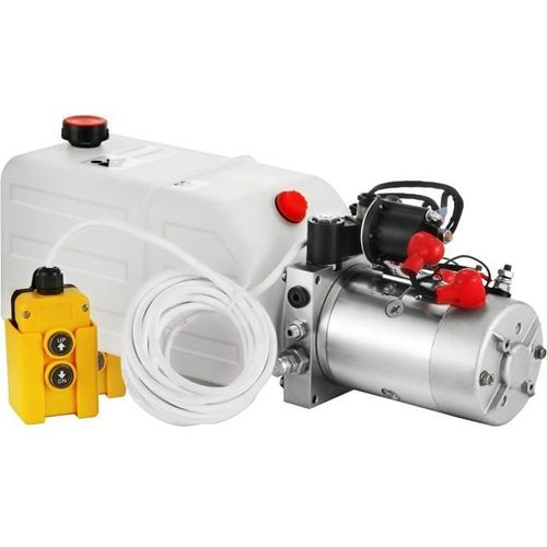 Pompe Hydraulique Simple Effet - Vevor - 12v - 7l - Pompe Pour Vérin