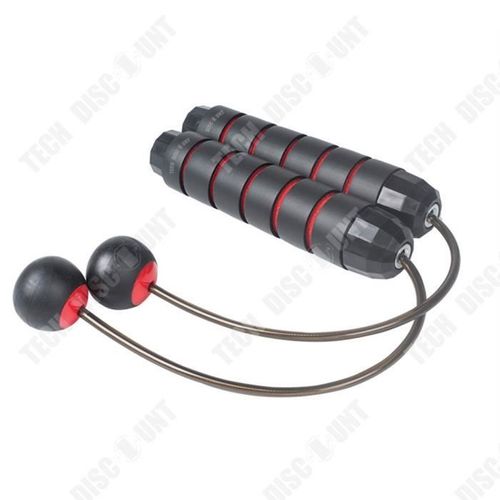 Td® Corde À Sauter Sans Fil Fitness Sport Combustion Des Graisses Câble Métallique Roulement À Grande Vitesse Mousse Confortable