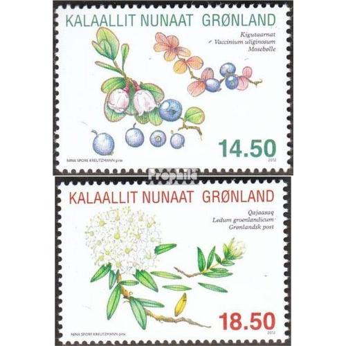 Danemark-Groenland 603-604 (Édition Complète) Neuf 2012 Locals Gewürzpflanzen