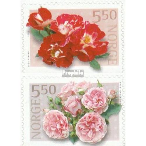Norvège 1392du-1393du (Complète Edition) Neuf Avec Gomme Originale 2001 Roses