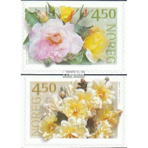 Norvège 1366do-1367do (Complète Edition) Neuf Avec Gomme Originale 2001 Roses