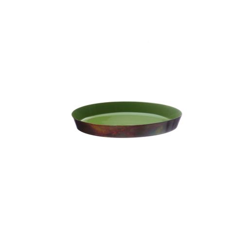 Plateau De Service En Métal Ø20cm - Argile