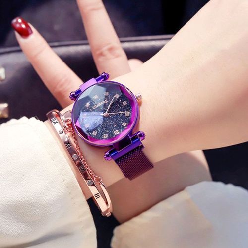 Td® Milan Magnétite Bracelet Étoile Aimant Montre Pour Femme Étanche Étoile Montre Femme Net Rouge Montre Accessoires