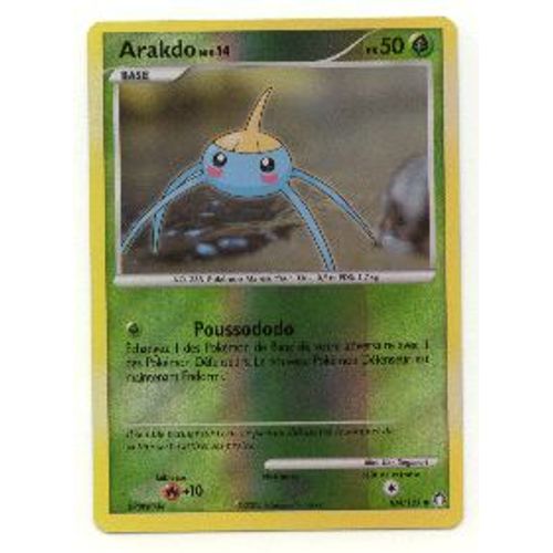 Arakdo Niv 14 50pv Holo 104/123 Diamant Et Perle Tresors Mystérieux