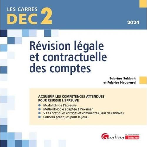 Révision Légale Et Contractuelle Des Comptes Dec 2