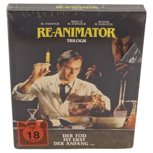 Re-Animator 1-2-3 Blu-Ray 1985-2003 | 3 Films Allemagne Import Vo Region B 2019