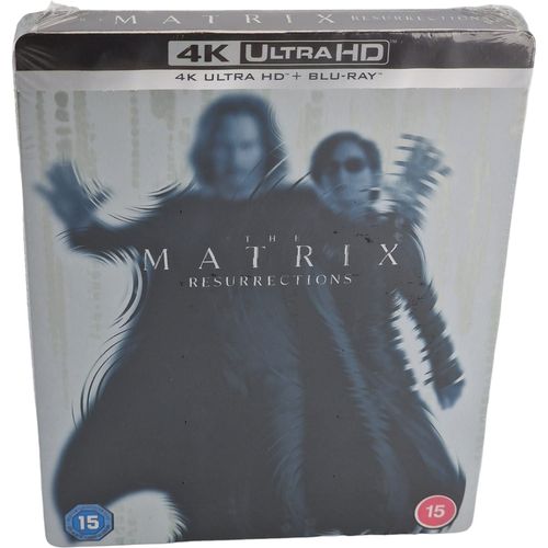 Matrix Resurrections 4k Ultra Hd + Blu-Ray Steelbook Zavvi Keanu Reeves Zone B