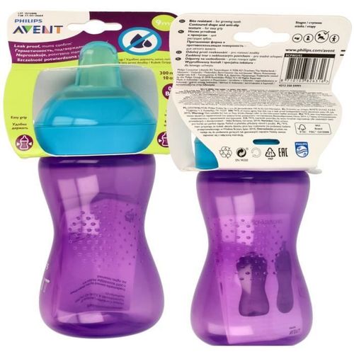 Philips Avent Drinking Cap 9m+ 300ml Non-Cups Scf802/02 Purple