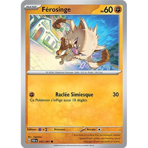Carte Pokémon - Férosinge - Ev4,5 Destinées De Paldea