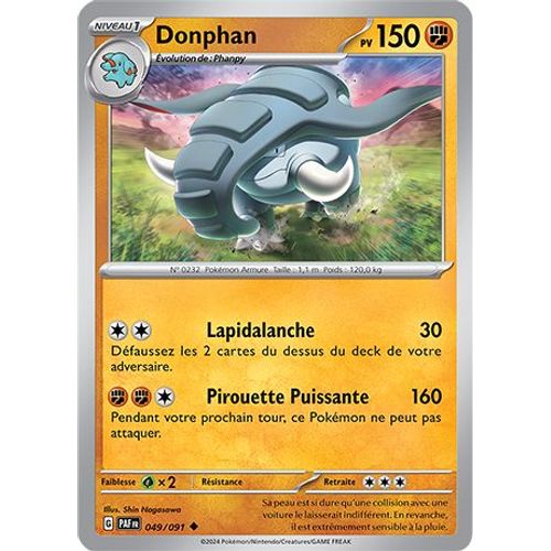 Carte Pokémon - Donphan - 049/091 - Ev4,5 Destinées De Paldea