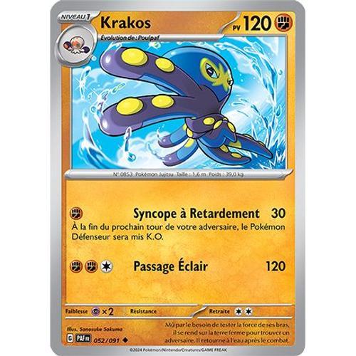 Carte Pokémon - Krakos - 052/091 - Ev4,5 Destinées De Paldea