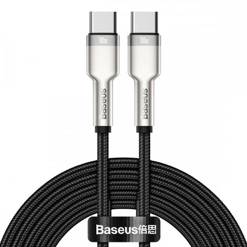 Baseus Cafule Series câble USB-C vers USB-C Métal 100 Watt 2 mètres Noir