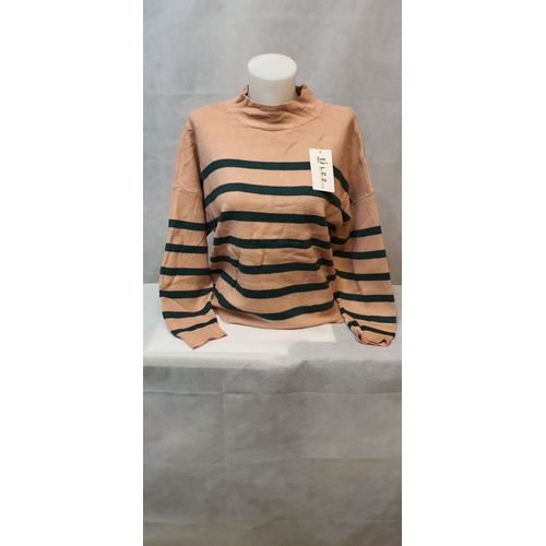 Pull Col Montant Rose Femme By-L-Studio Paris Taille Unique