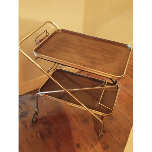 Desserte Roulante Pliante Et Chauffante De 1960
