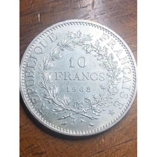 Pièce Argent 10 Francs Hercule 1966