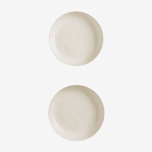 Lot De 2 Assiettes Creuses Belvere Blanc Gardenia