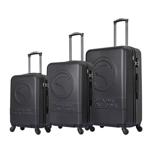 Compagnie De Californie - Ensemble de 3 valises à roulettes black cc-t243 black