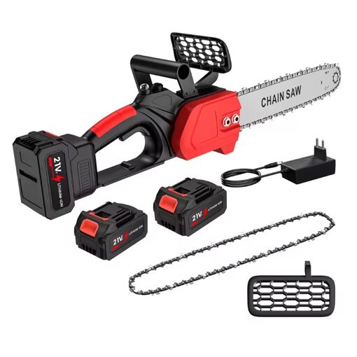 Tronçonneuse sans fil 12 pouces 21V ¿ Mini tronçonneuse brushless c...