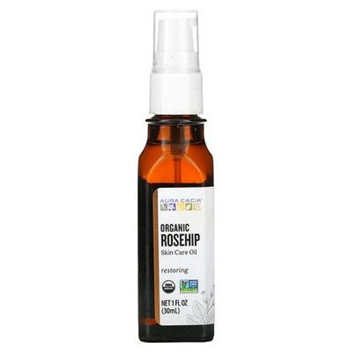 Aura Cacia Huile De Soins Bio Pour La Peau, Restauratrice, Rose Musquée, 30 Ml (1 Oz Liq.) 