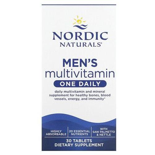 Nordic Naturals Multivitamines Pour Hommes, Une Par Jour, 30 Comprimés 