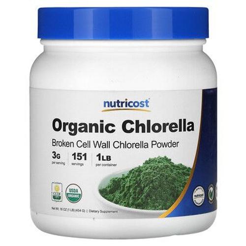 Nutricost Chlorelle Biologique En Poudre, 454 G 