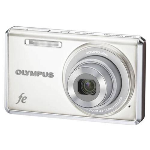 Appareil photo Compact Olympus FE-4030 Blanc Flower Pack - appareil photo numérique - compact - 14.0 MP - 4x zoom optique - blanc pur